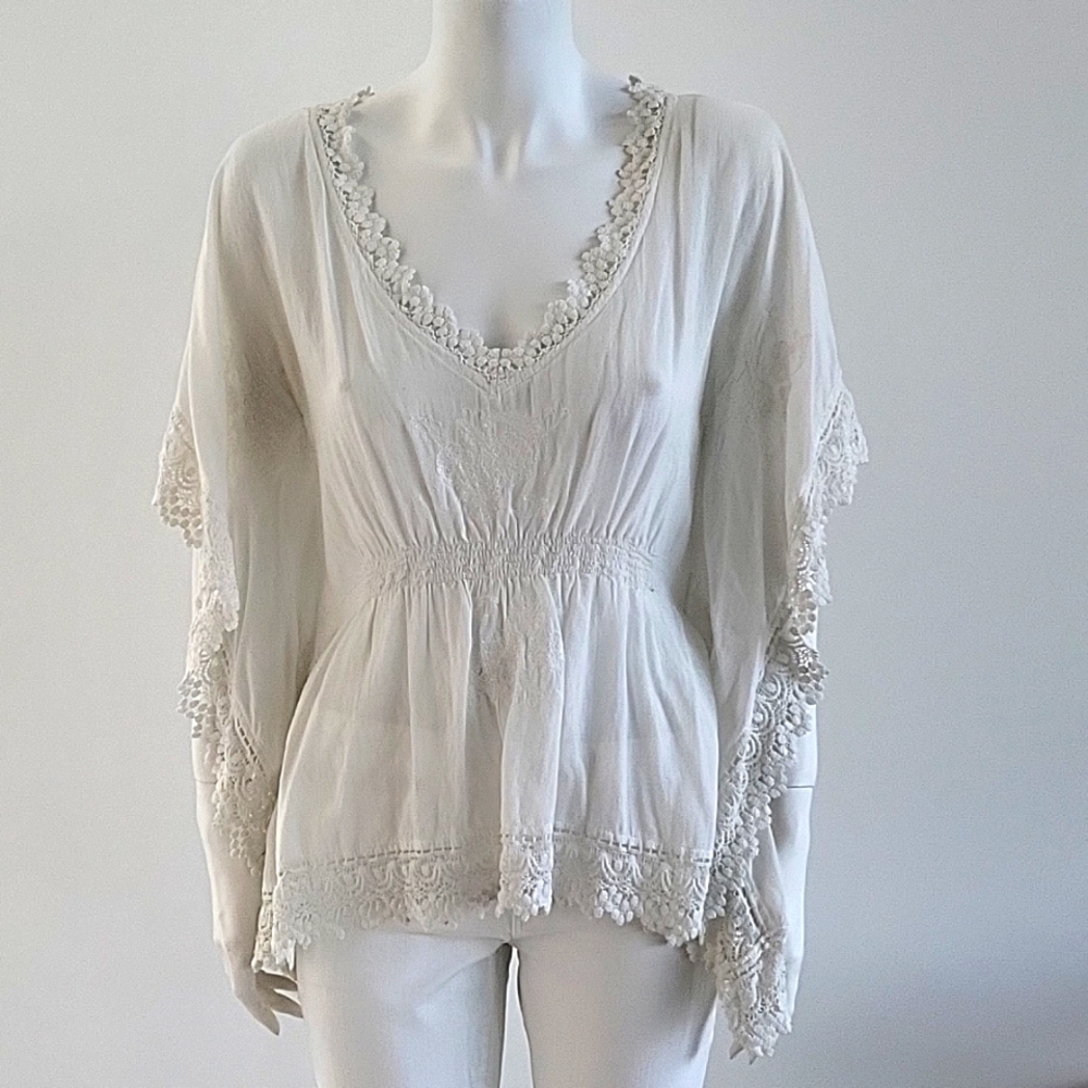 Zara kaftan style blouse